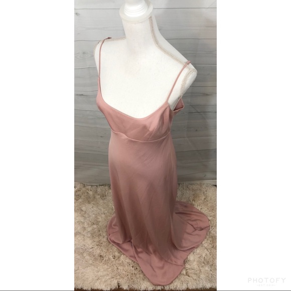 BCBGMaxazria | Rose Lace Up Maxi Gown 12 - Picture 6 of 11